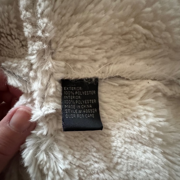 Via Spiga Metallic Moto Vegan Fur-lined Jacket Sz L - Picture 9 of 9